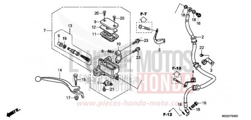 POMPA FRENO ANTERIORE (STD) CB500FF di 2015
